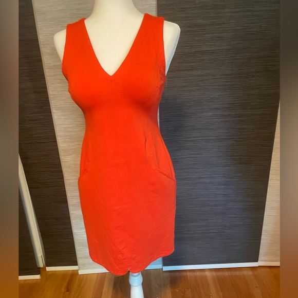 Banana Republic Orange Spring Dress!! - Picture 3 of 8